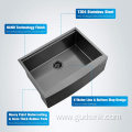 33 inch 16 gauge apron front double sink